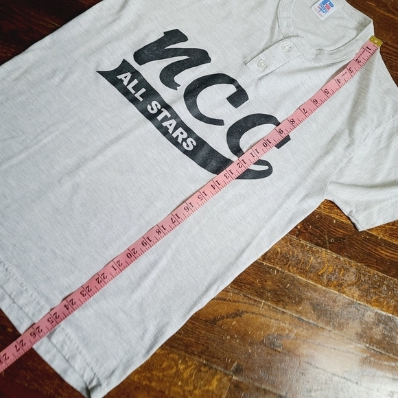 Vintage 90s Russell Athletic Gray NCC Allstars Baseball Tshirt Small - Picture 7 of 11